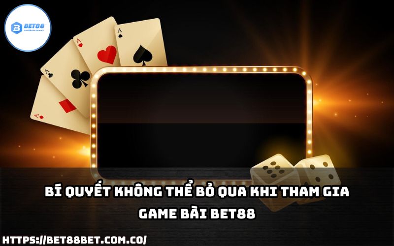 Bí quyết chinh phục Game Bài Bet88 đang chờ bạn khám phá, đảm bảo thắng lớn dễ dàng hơn bao giờ hết!