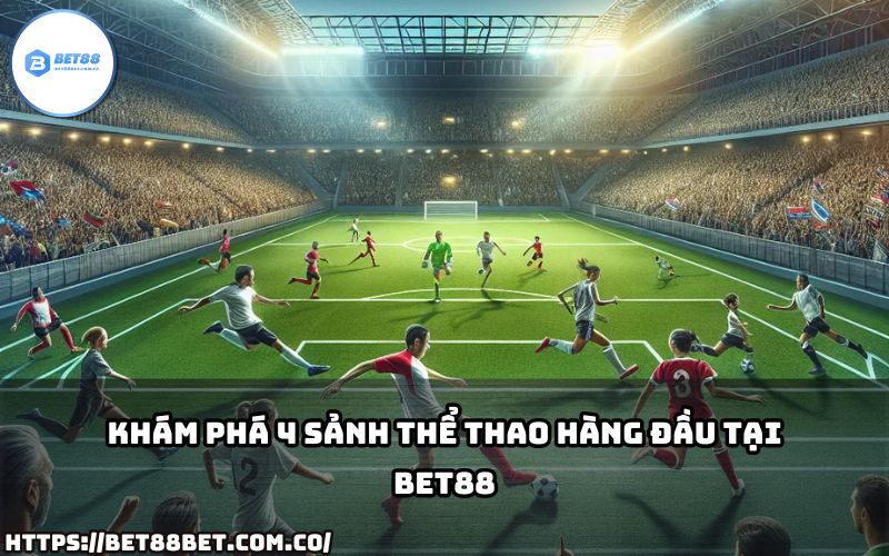Thể Thao Bet88 sở hữu 4 sảnh cá cược hàng đầu, đáp ứng mọi nhu cầu của anh em yêu thích thể thao.